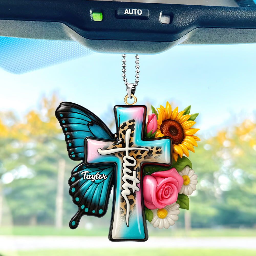 God Jesus Car Ornament - Personalized Gifts For Christians 04huti261125-Homacus