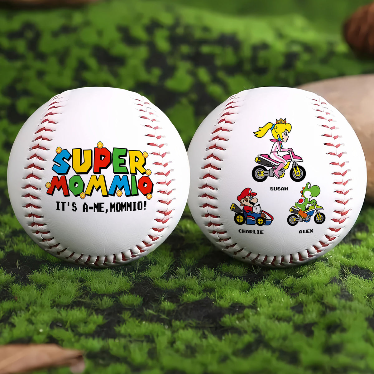 Personalized Gifts For Mom Baseball Super Mom-Homacus