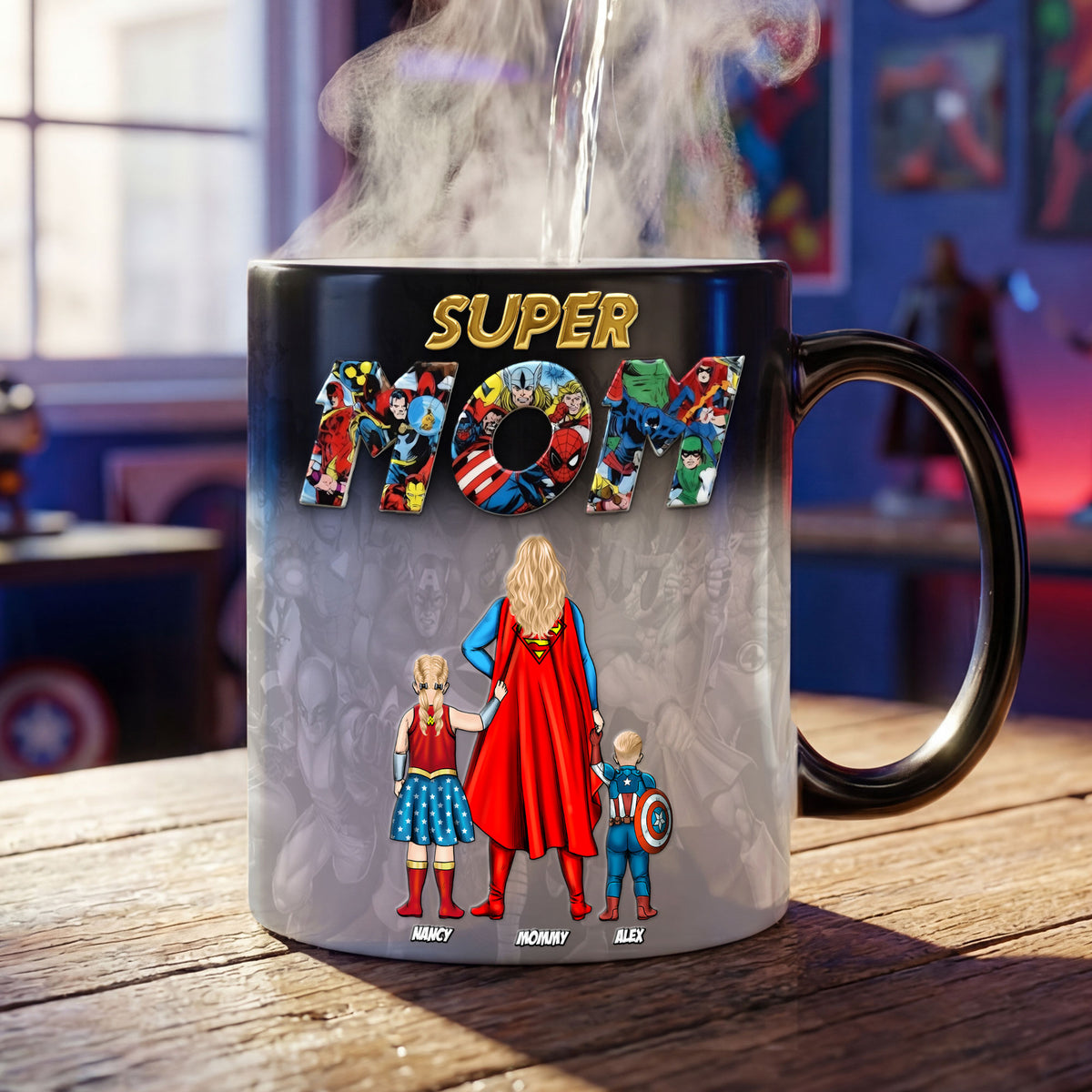Fearless Guardian Mom Magic Mug - Personalized Gifts For Mothers 06ohti070426-Homacus