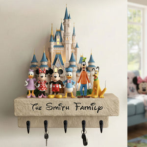 Cute Characters Acrylic Key Hanger - Personalized Gifts For Family 01hyti161225-Homacus