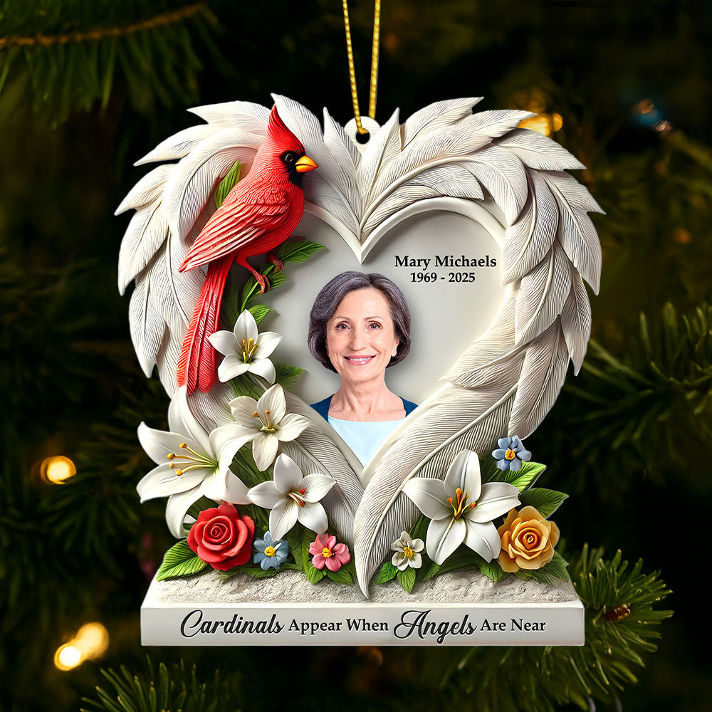 Memorial Heaven Ornament - Custom Photo Gifts For Loved Ones 02huti090925-Homacus