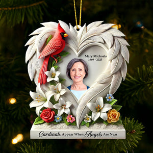 Memorial Heaven Ornament - Custom Photo Gifts For Loved Ones 02huti090925-Homacus