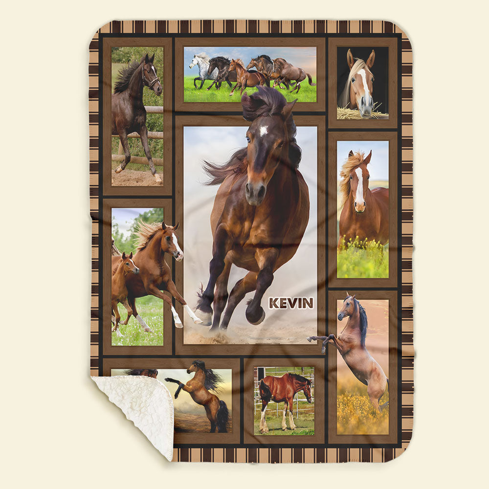 Personalize Gifts For Horse Lover Blanket 051qhti030125-Homacus