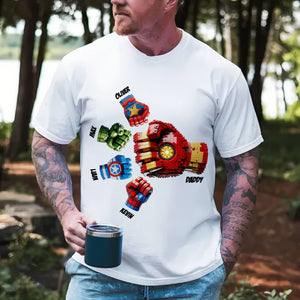 Super Dad's Fist Bump Shirt - Personalized Gifts For Dad 05OHTI270525-Homacus