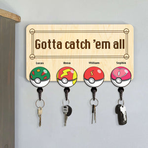 Personalized Gifts For Family Wood Key Hanger 06ohti310524-Homacus