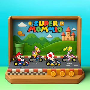 Personalized Gifts For Mom Acrylic Plaque Best Racing Mama 031NATI140425-Homacus