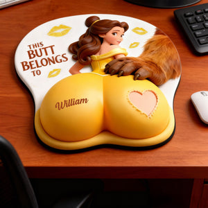 Cheeky Touch Couple 3D Mouse Pad - Personalized Gifts For Couples 03PGTI300126-Homacus