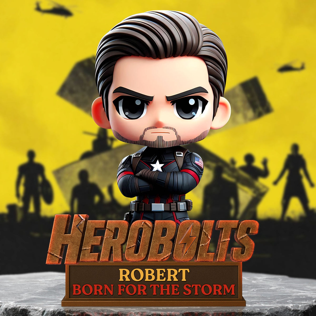 Herobolts Dad Plaque - Personalized Gifts For Dad 01ohti100525-Homacus