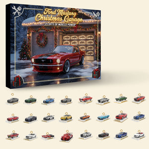 Christmas Car Ornament Blindbox - Gifts For Car Lover Christmas Advent Calendar Blind Box 03HYTI181025-Homacus