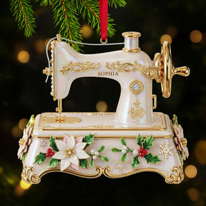 Sewing Machine Ornament - Personalized Gifts For Sewing Lovers 04pgti091025-Homacus
