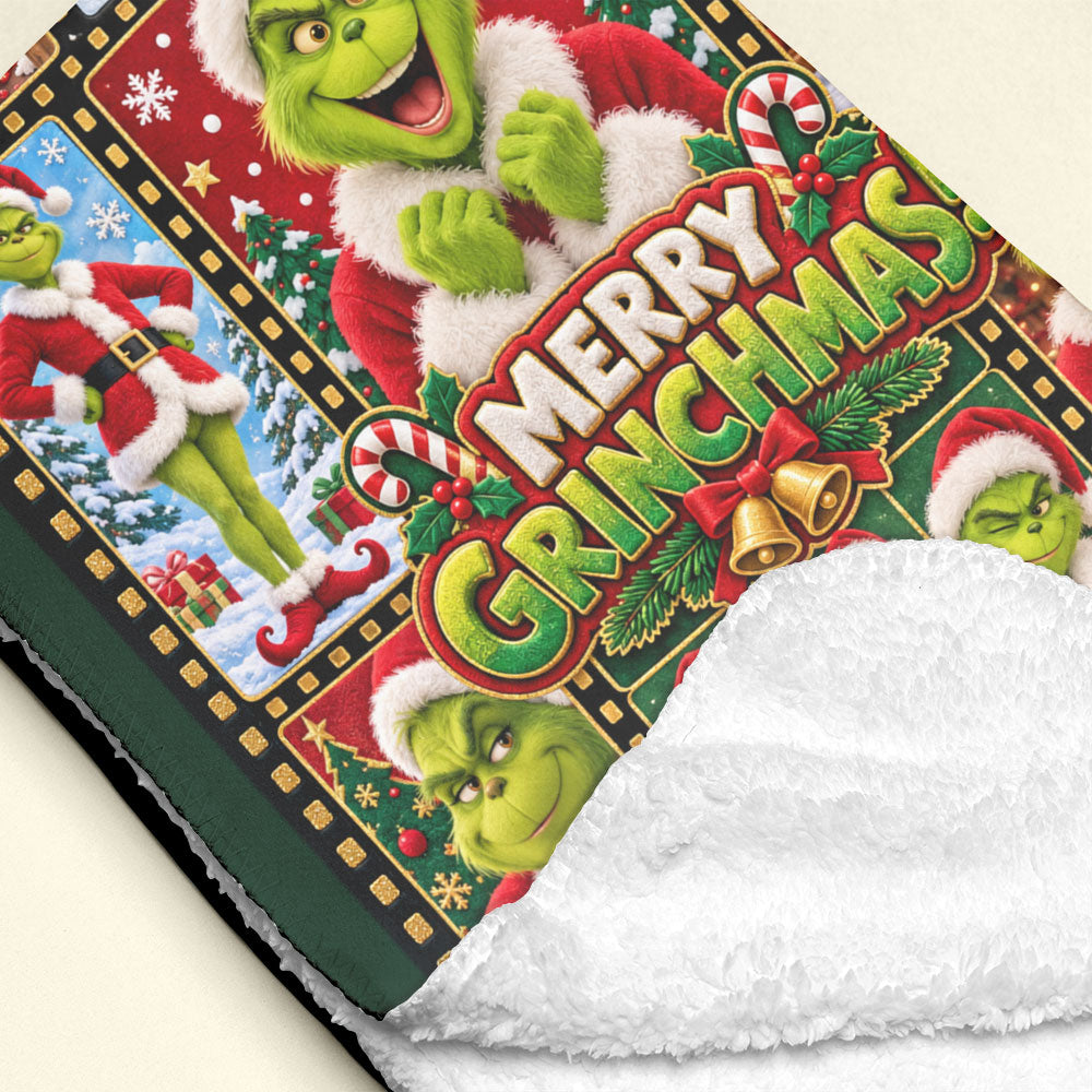 Festive Season Blanket - Personalized Gifts For Christmas Blanket 01PATI151026-Homacus