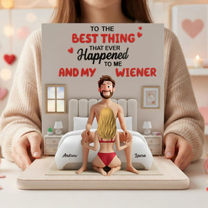 Couple The Best Thing Acrylic Plaque - Personalized Gifts For Couple 03kiti121225-Homacus