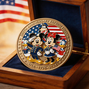 250 Years of Freedom Metal Coin - Personalized Gift For Patriots 05PGTI020326-Homacus