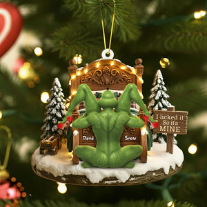 Naughty Green Couple Ornament - Personalized Gifts For Couple 03tgti120925-Homacus