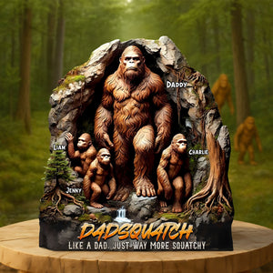 Personalized Gifts For Dad Plaque Father's Day Dadsquatch-Homacus