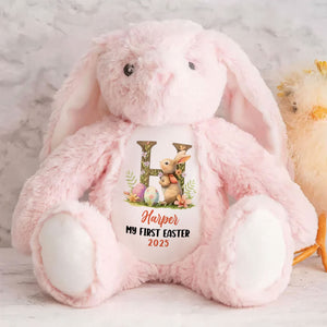 Personalized Gifts For Kid Stuffed Bunny, Easter Bunny Alphabet 01tgti140325-Homacus