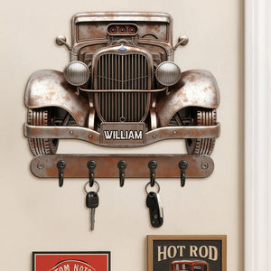 Hot Rod Key Hanger - Personalized Gifts For Hot Rod Lovers 03nati280625-Homacus