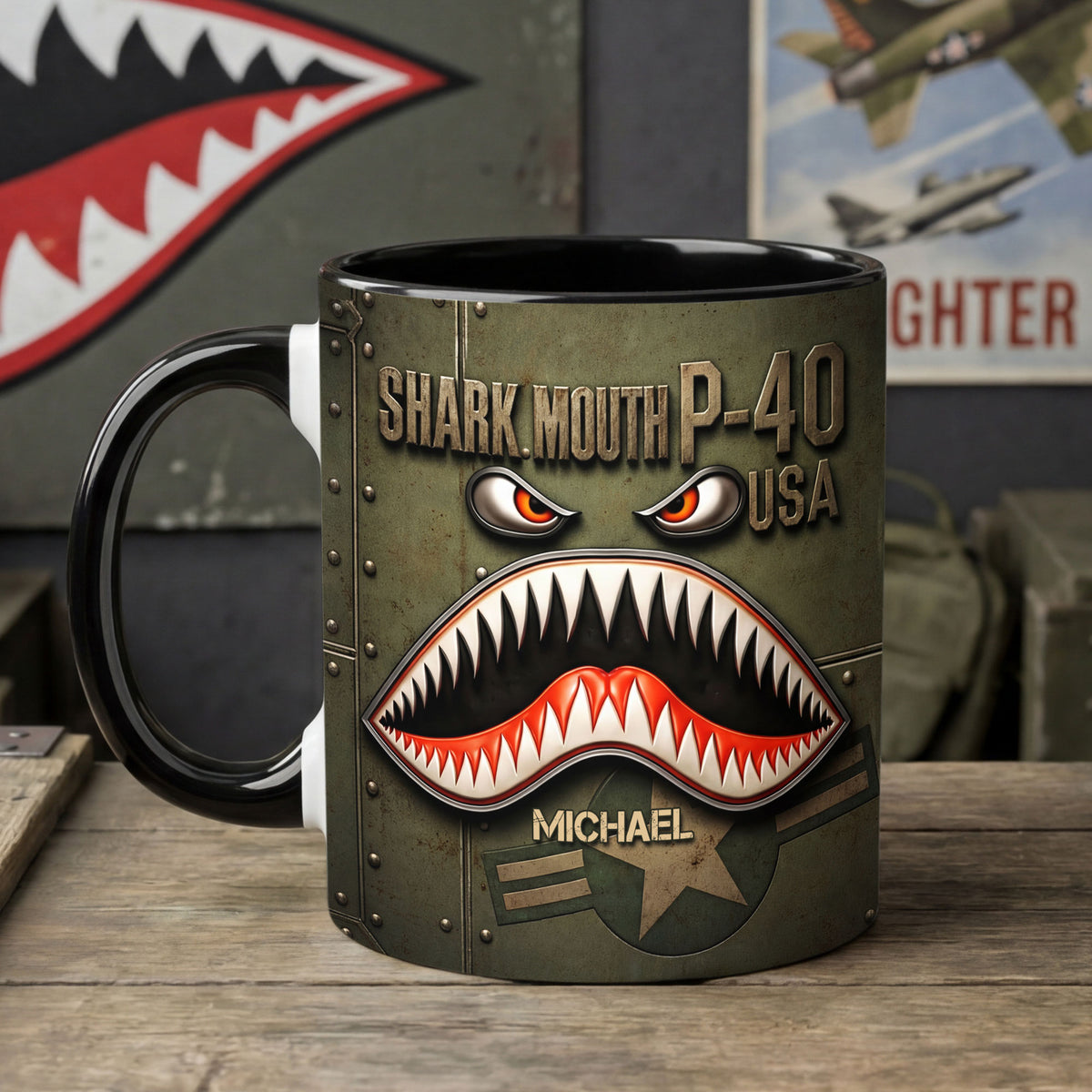 Military Coffee Accent Mug - Personalized Gifts For Veteran Coffee Mug 01HUTI230126-Homacus