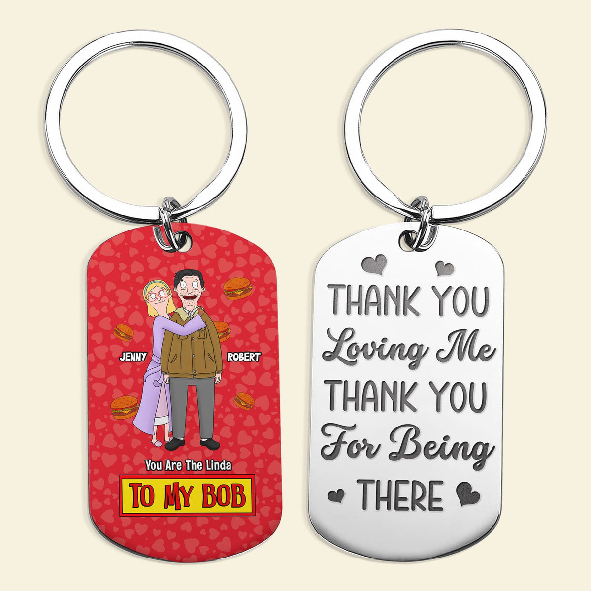 Personalized Gifts For Couple Keychain 02kati261224hg-Homacus