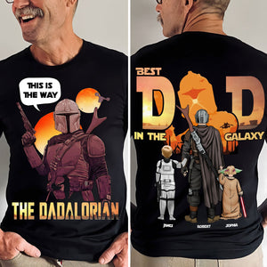 Galaxy Dad Shirt - Personalized Gifts For Dad 03toti020525hg-Homacus