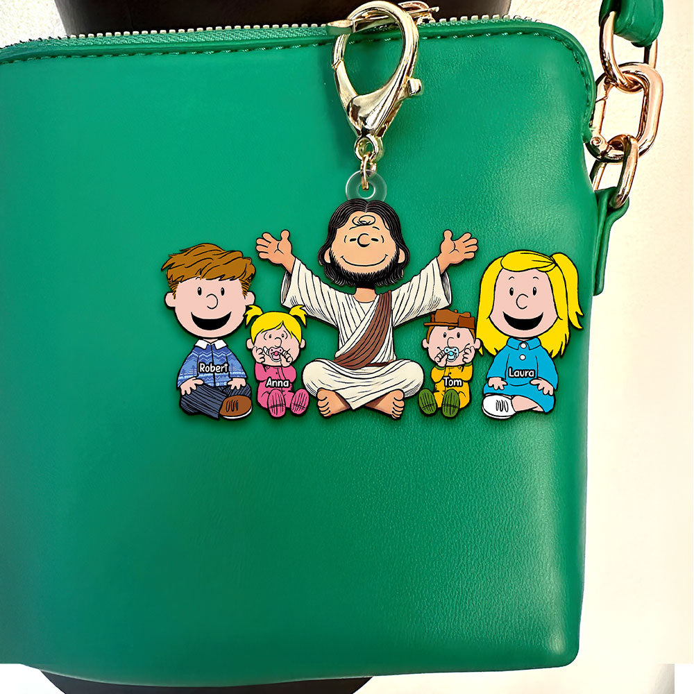 Personalized Gifts For Jesus Family Keychain 04ohti180125-Homacus