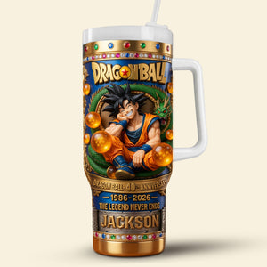 40th Anniversary Legend Warrior 40oz Tumbler - Personalized Gifts For Fans Tumbler 01TYTI030426-Homacus