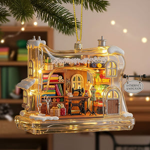 Sewing Machine Cozy House Ornament, Personalized Gifts For Sewing Lovers 02qhti040925-Homacus