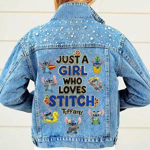 Blue Monster Denim Jacket - Personalized Gifts For Movie Lovers 05nati030625-Homacus