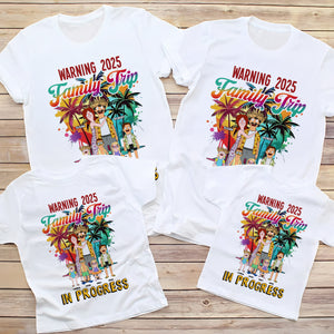 Personalized Gifts For Family Shirt Family Trip In Progress 04xqti060225hg-Homacus