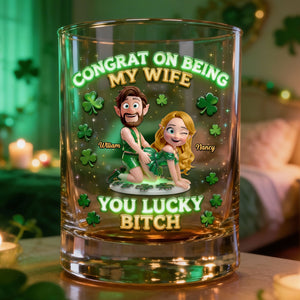 Fun Lucky Couple Patrick's Day, Personalized Gifts For Couple 03QHTI020226-Homacus
