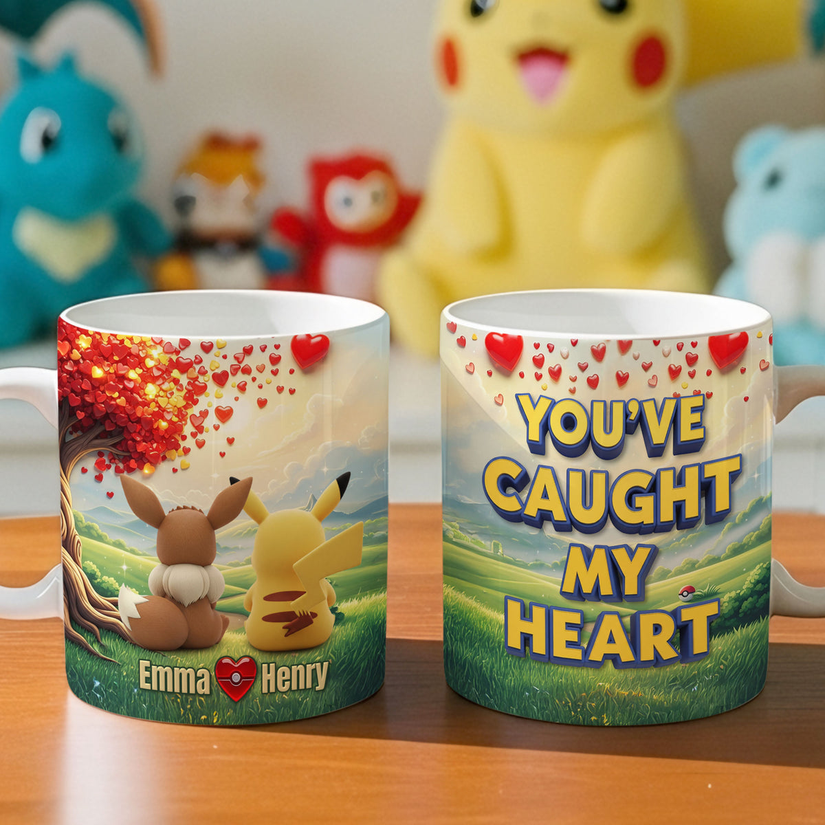 Cute Backview Couple Coffee Mug - Personalized Gifts For Couple 04ohti300725-Homacus