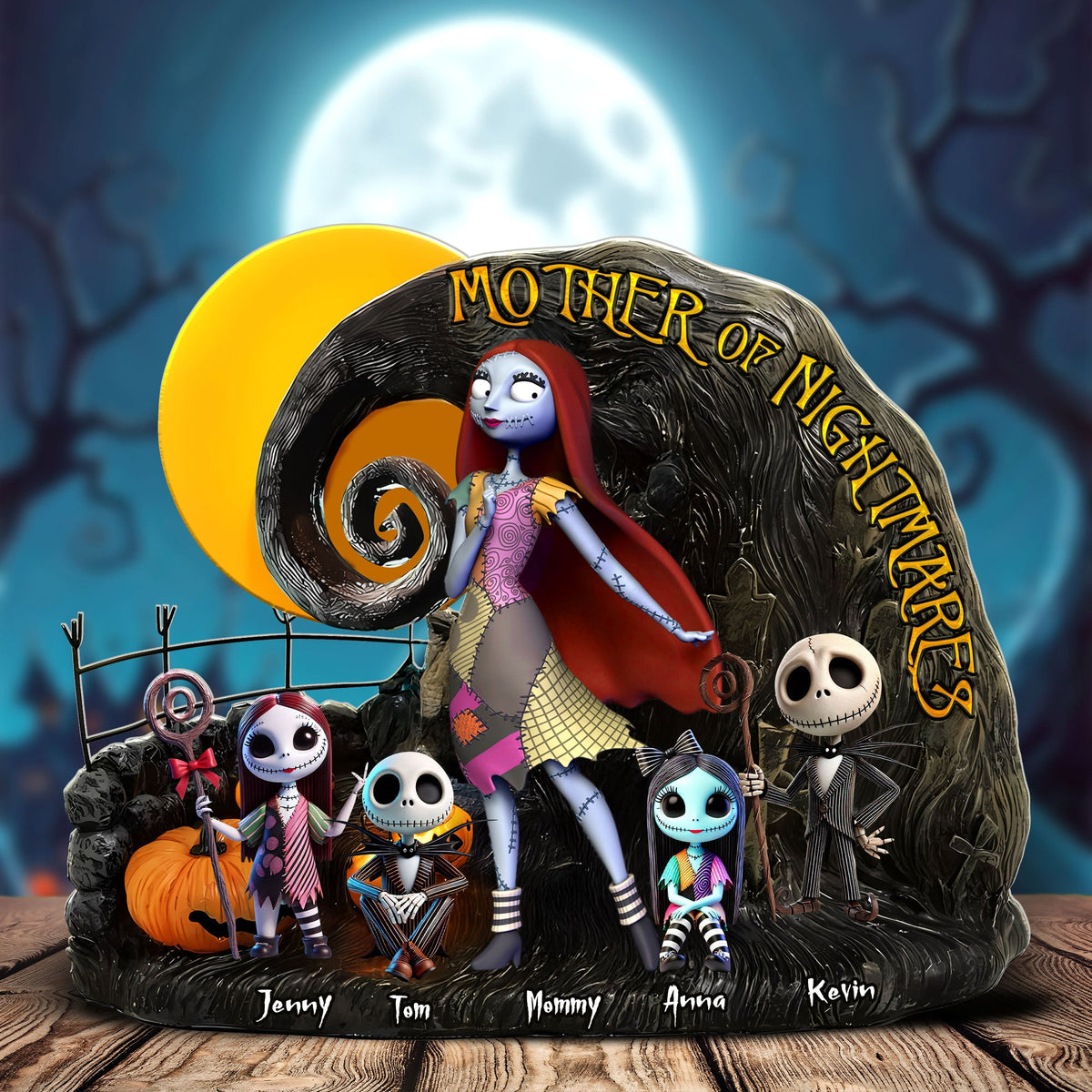 Queen Of Chaos - Personalized Christmas Gifts For Mom Plaque 04ohti020425-Homacus