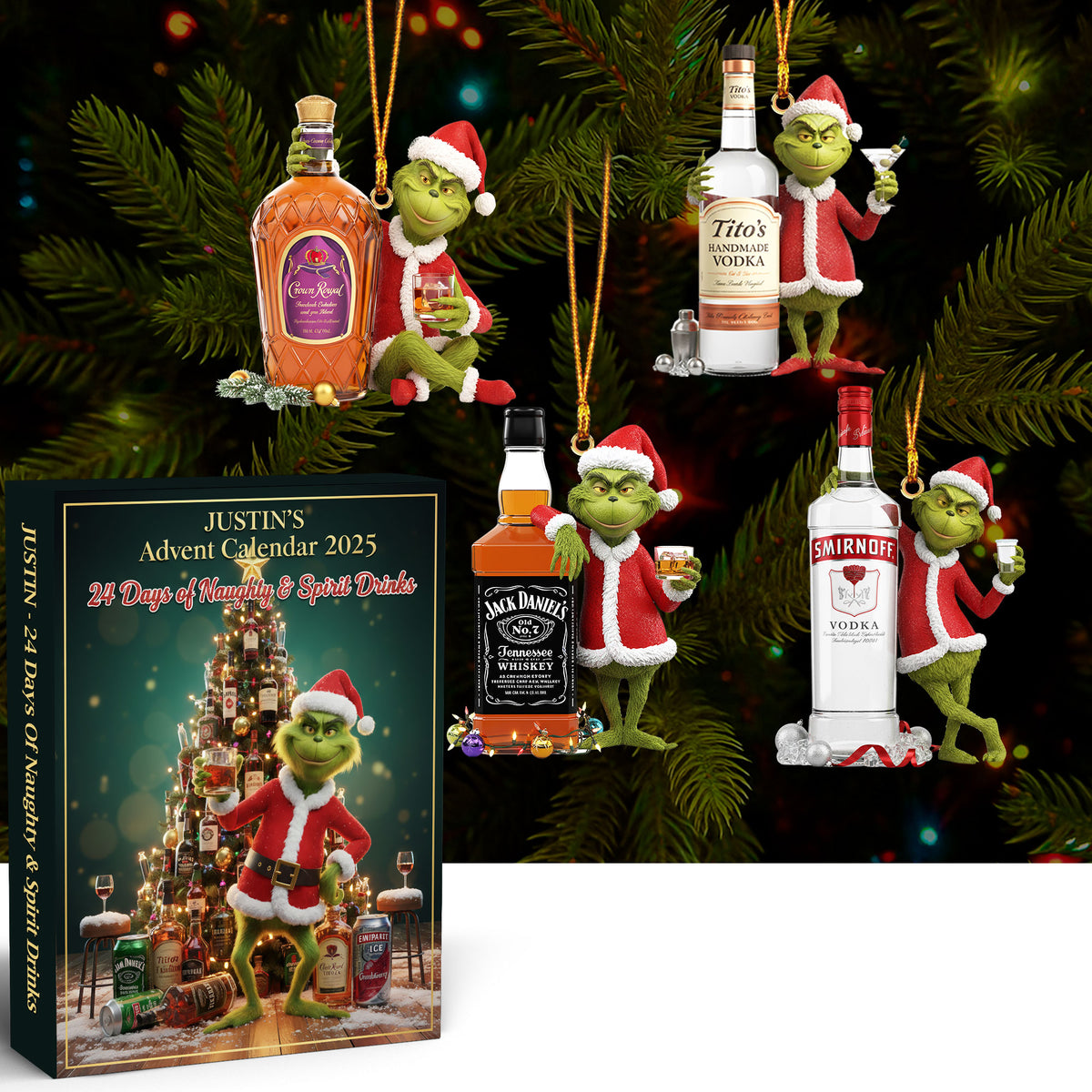 Christmas Drinking Monster Blind Box - Personalized Gifts For Drinking Lovers 04nati151025-Homacus