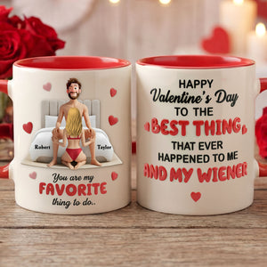 Couple The Best Thing Accent Mug - Personalized Gifts For Couple 02kiti270126-Homacus