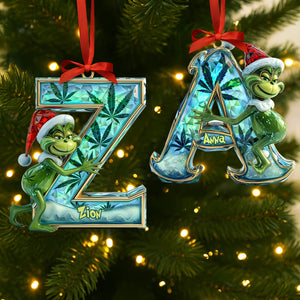 Funny Green Guy Ornament - Custom Letter Gifts For Loved Ones 01tgti180925-Homacus