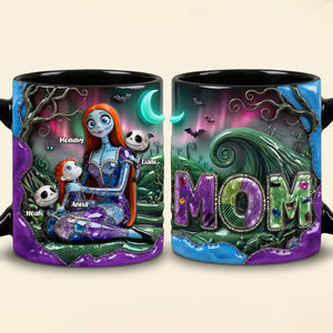 Spooky Moms And Kids Accent Mug - Personalized Gifts For Moms 02qhti280426-Homacus