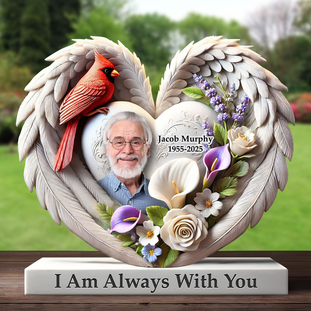 Memorial Heaven Plaque - Custom Photo Gifts 012huti170425-Homacus