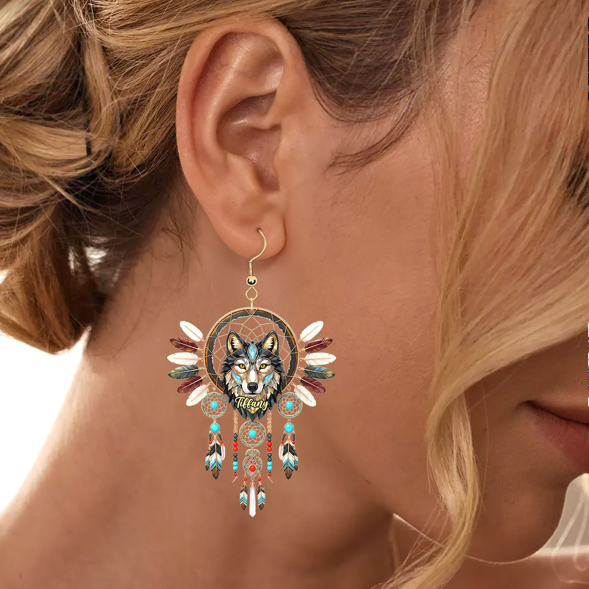 Native American Earrings - Personalized Gifts For Her 02nati200625-Homacus