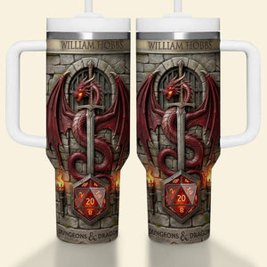 Dragon Tumbler - Personalized Gifts For Dragon Lover 01pati030226-Homacus