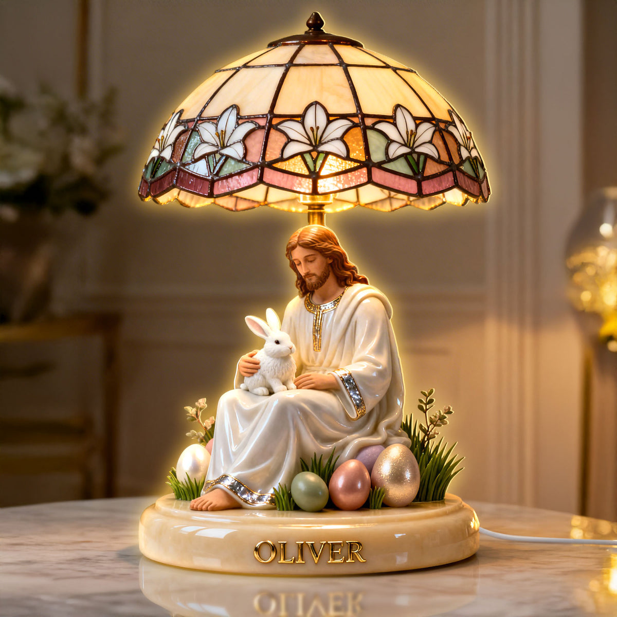 Easter Faith Light Box Personalized Gifts For Christian 02PGTI120226-Homacus