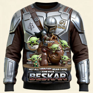 Warrior Dad and Kids Shirt - Personalized Gifts For Dad 04huti040526-Homacus