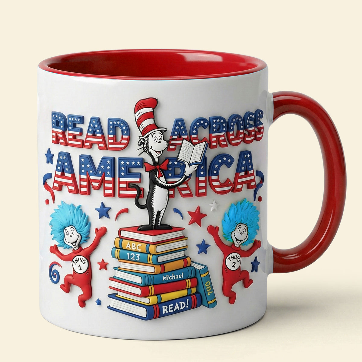 Reading Spirit Day Coffee Mug - Personalized Gift For Reading Lovers 04PATI070226-Homacus