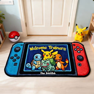 Retro Gamer Welcome Doormat - Personalized Gift For Family 02NATI290126-Homacus
