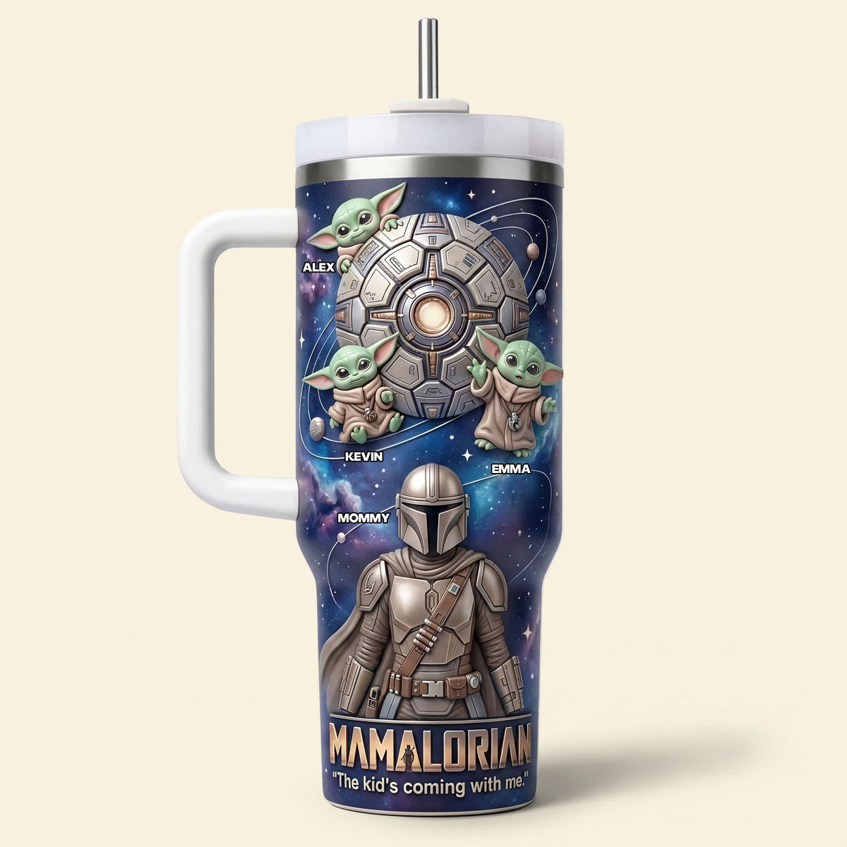 The Kid's Coming With Me 40oz Tumbler - Personalized Gifts For Mom 01pati100326-Homacus