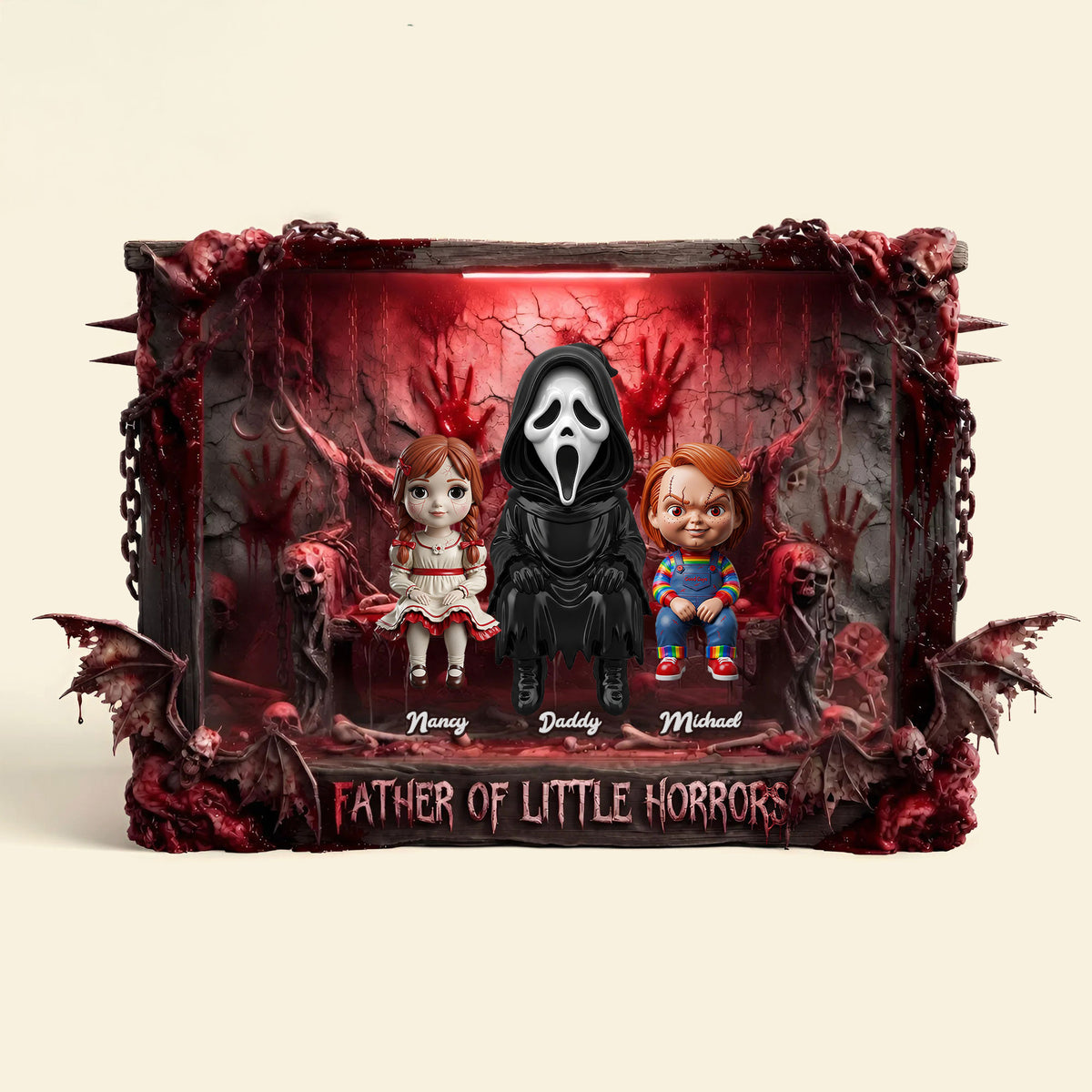 Father Of Little Horrors Acrylic Plaque - Personalized Gifts For Dads 02OHTI300426-Homacus