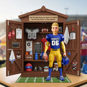 Personal Football Locker Plaque - Personalized Gifts For Football Lovers 02ohti230625-Homacus