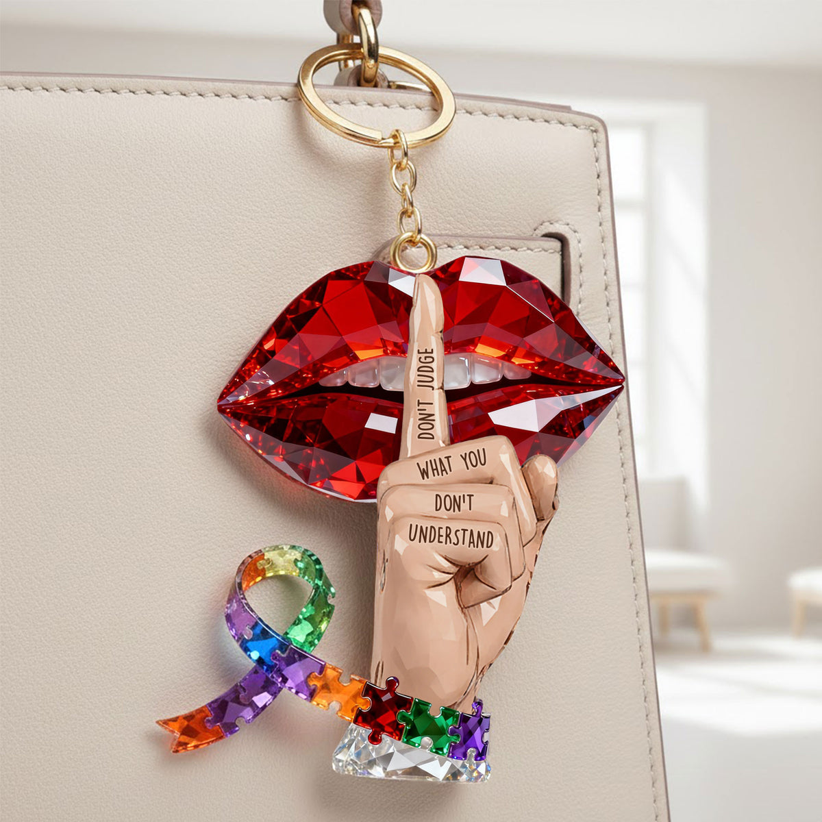 Autism Keychain - Gifts For Autism Awareness 04pati161225-Homacus