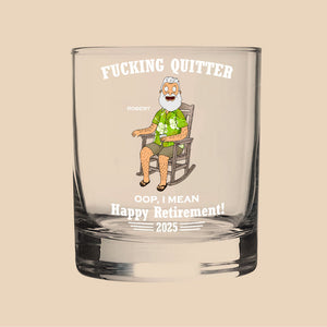 Personalized Gifts For Retirement Whiskey Glass 05huti270225pa-Homacus
