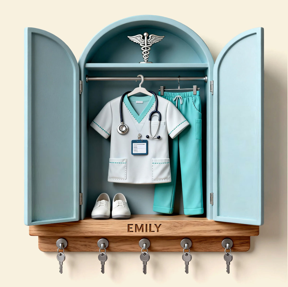 Nurse Uniform Key Hanger - Personalized Gifts For Nurse 03toti171225-Homacus