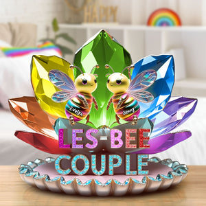 Bee Couple Acrylic Plaque - Personalized Gifts For LGBT Couple 05TGTI280525-Homacus